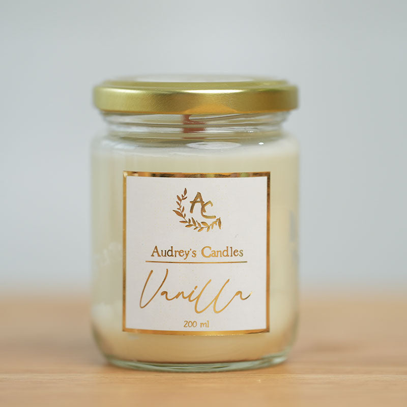 Audrey's Candles Scented Candle - Vanilla