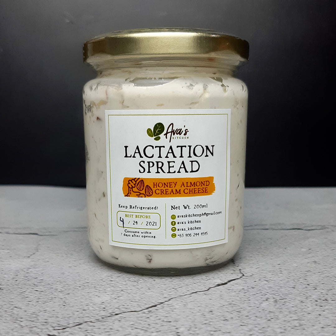 Ava's Kitchen Honey Almond Cream Cheese Lactation Spread (200ml)