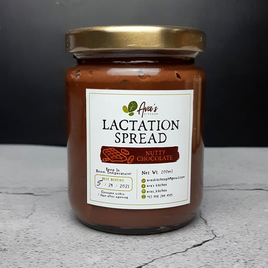 Ava's Kitchen Nutty Chocolate Lactation Spread (200ml)