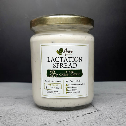 Ava's Kitchen Pesto Cream Cheese Lactation Spread (200ml)