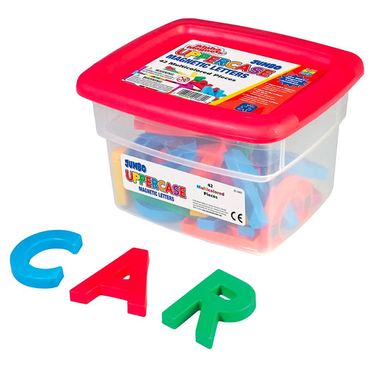 Educational Insights AlphaMagnets Jumbo Multicolored Uppercase Letters (42 pieces)