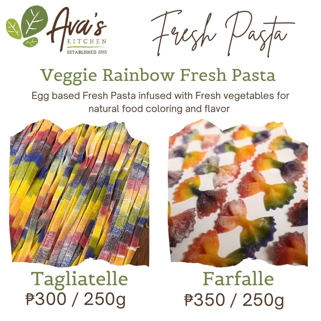 Ava's Kitchen Veggie Rainbow Fresh Pasta
