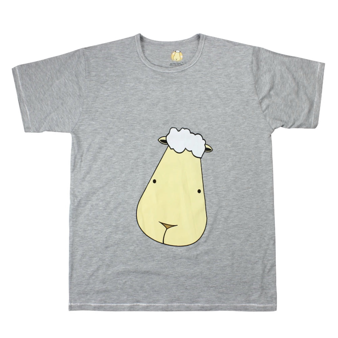 BaaBaa Sheepz Grey Face Short Sleeve Unisex Shirt