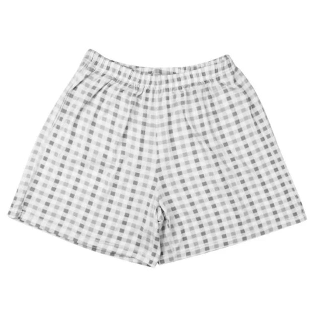 BaaBaa Sheepz Grey Checkers Women's Shorts