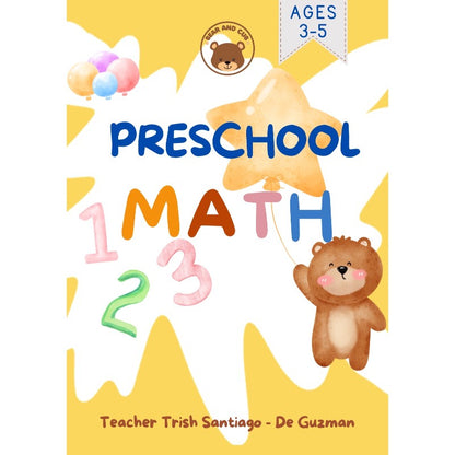 Bear and Cub Preschool Math Workbook