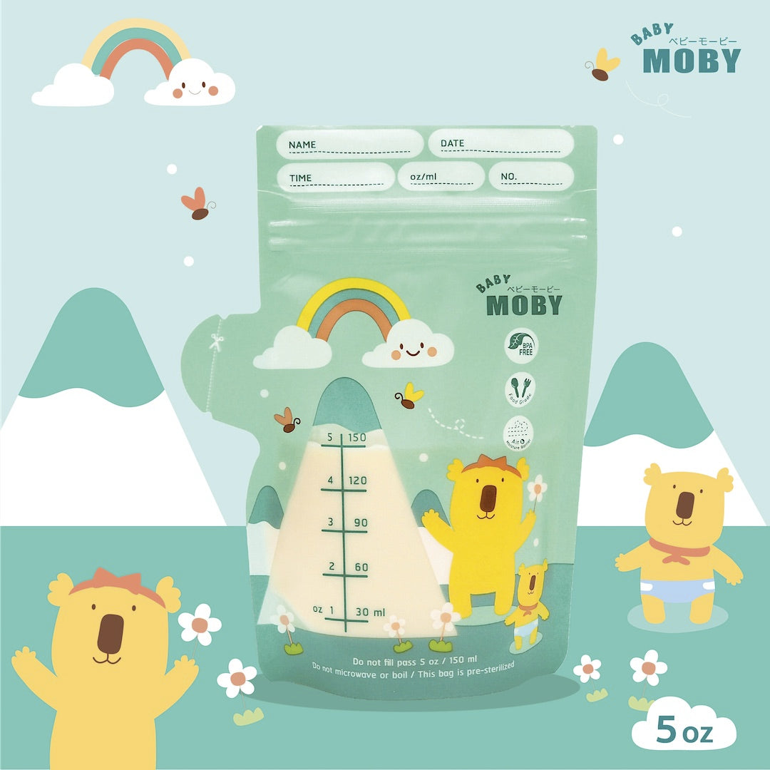 Baby Moby Breastmilk Storage Bags (5oz)