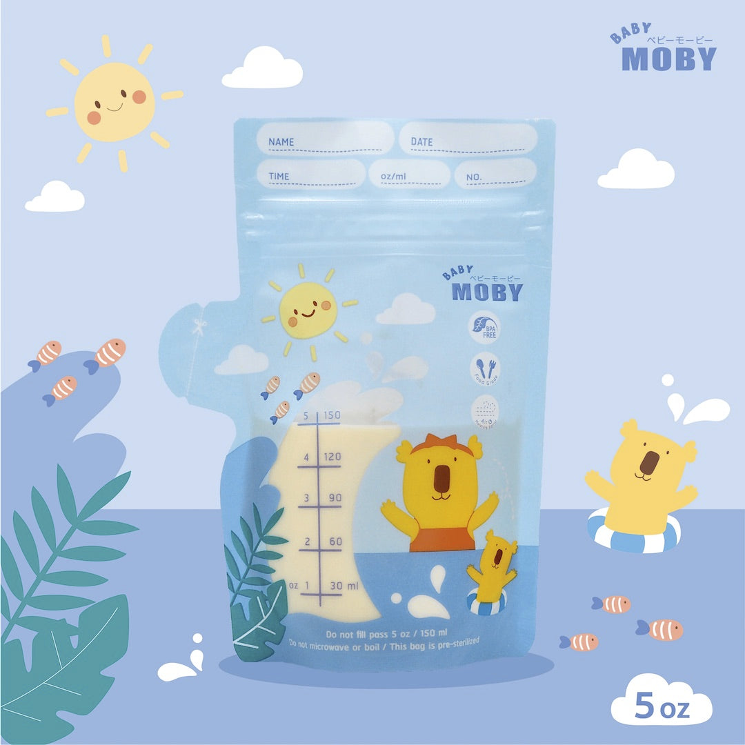 Baby Moby Breastmilk Storage Bags (5oz)