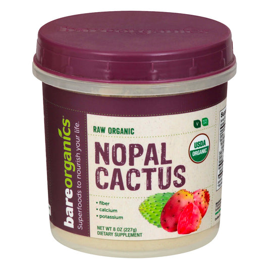 Bare Organics USA-Imported Raw Organic Nopal Cactus Powder