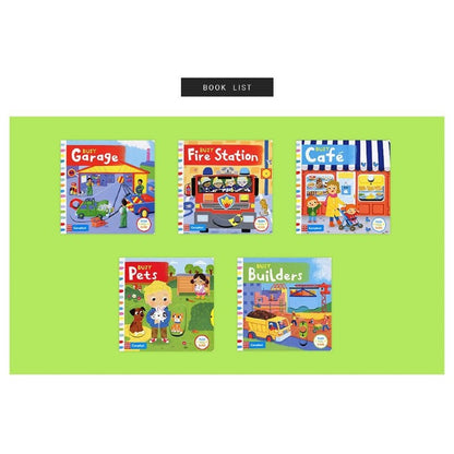Campbell Busy Around Town Interactive Books (5-Book Boxed Set)