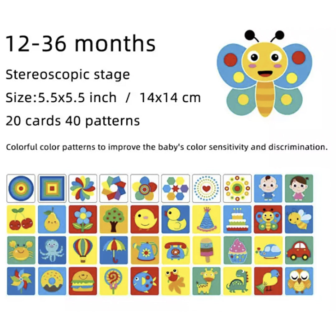 Blooming Wisdom Montessori Cards - 12 Months+