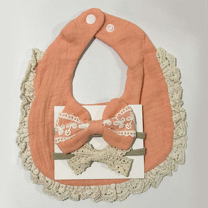 Blooming Wisdom Pretty Bib and Bows Set
