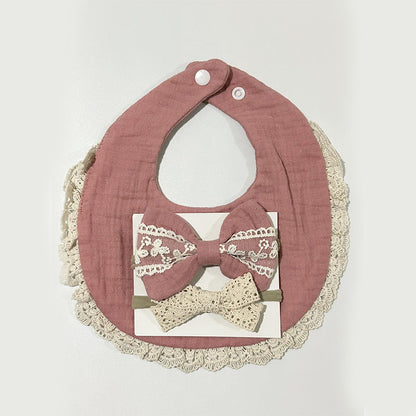Blooming Wisdom Pretty Bib and Bows Set