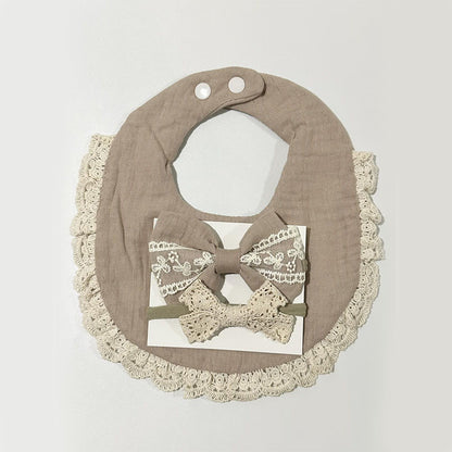 Blooming Wisdom Pretty Bib and Bows Set