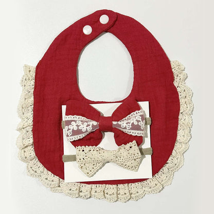 Blooming Wisdom Pretty Bib and Bows Set