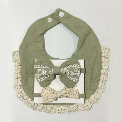 Blooming Wisdom Pretty Bib and Bows Set