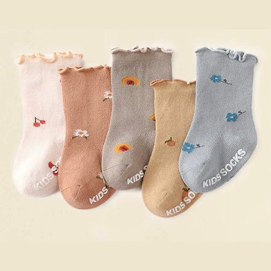 Blooming Wisdom Neutral Socks - Raffles