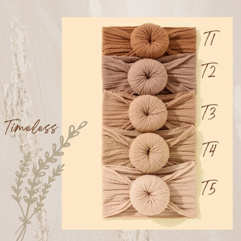 Blooming Wisdom Neutral Headband Collection - Timeless