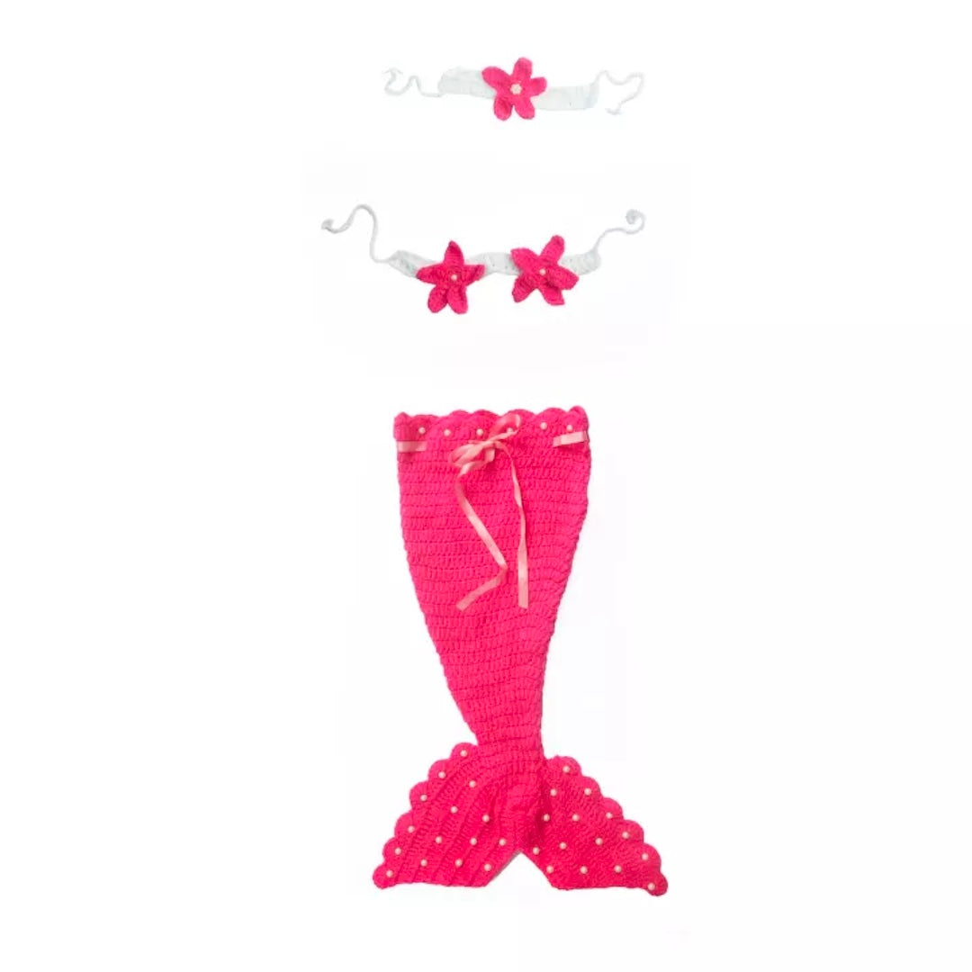 Cotton Candy Knitwear Fushia Pink Mermaid