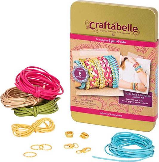 Craftabelle Suede, Braid, & Leatherette Creation Kit