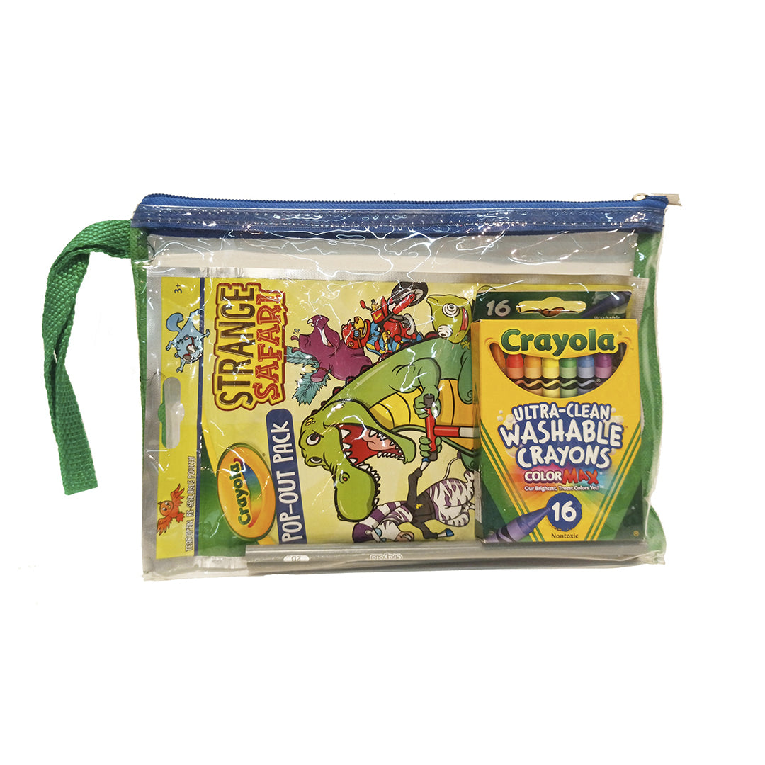 Crayola Pop Out Safari + 16ct Washable Crayola Travel Pack