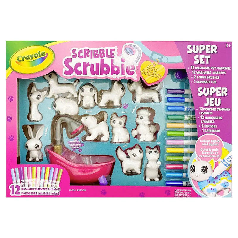 Crayola Scribble Scrubbie Pets Super Set