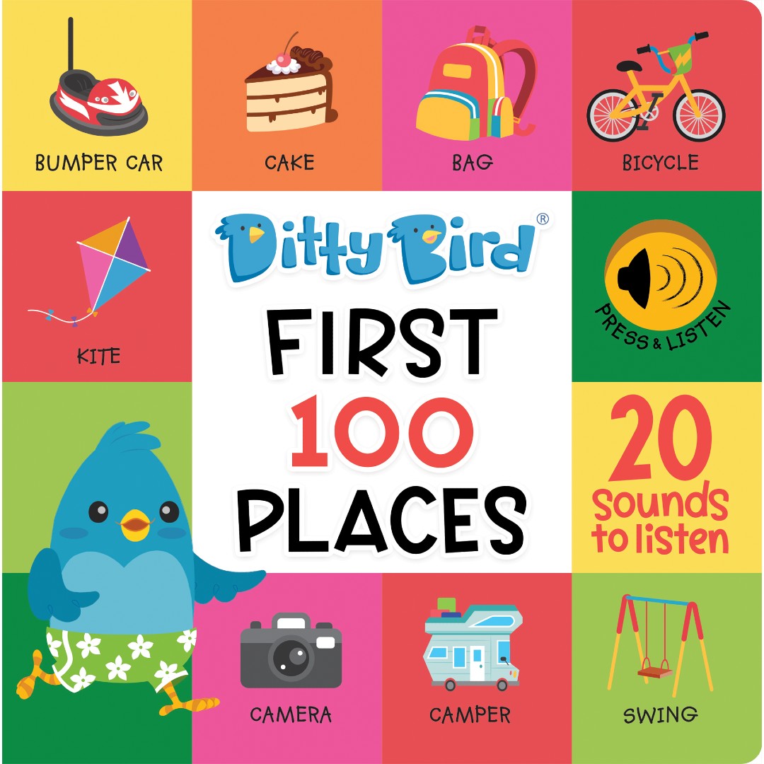 Ditty Bird Musical Books - First 100 Places Sound Book