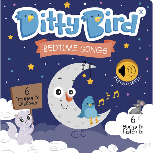 Ditty Bird Musical Books - Bedtime Songs