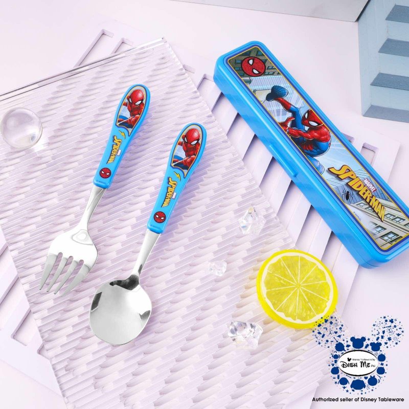 Dish Me Ph Marvel Kids Stainless Spoon and Fork Set