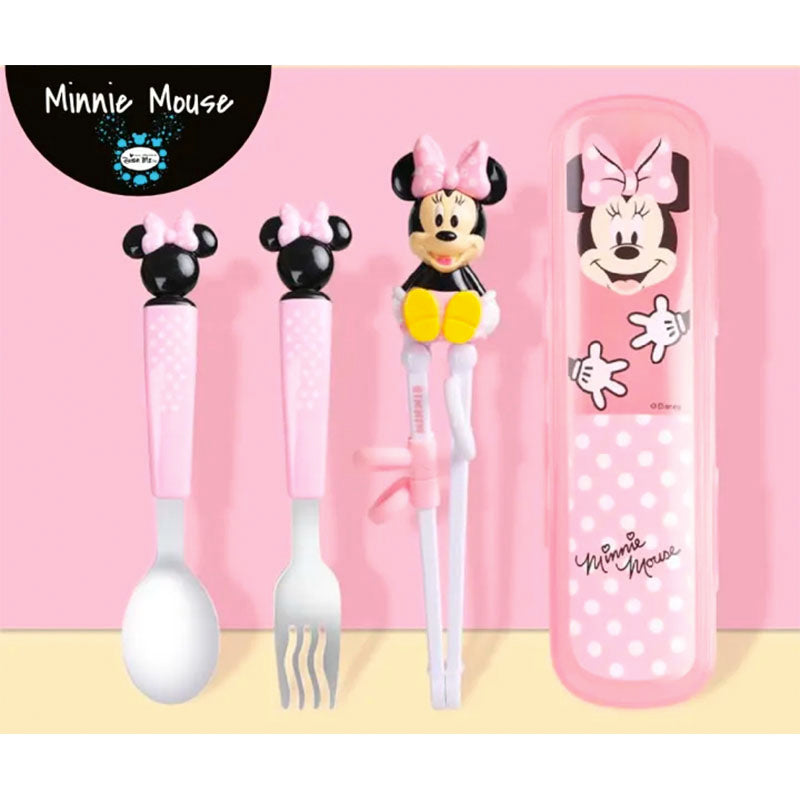 Dish Me Ph Disney Spoon, Fork and Chopsticks Set with Case