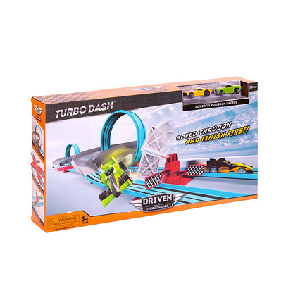 Driven Toys Turbo Dash Drag Race Track Playset - Large