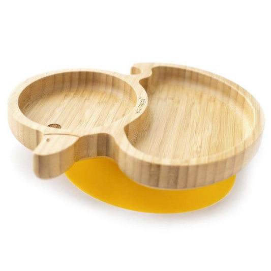 Eco Rascals Bamboo Duck Plate with Suction Base