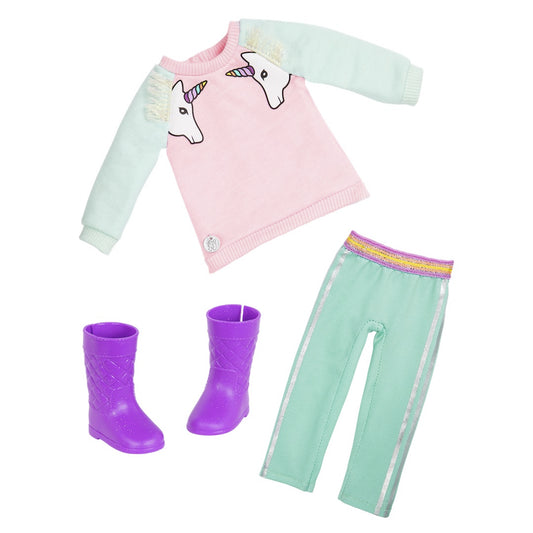 Glitter Girls Unicorn Outfit for 14" Doll