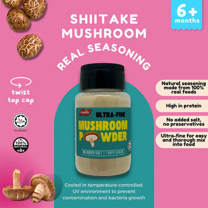 Little Baby Grains Ultra-Fine Mushroom Powder (Real Seasoning Powder)