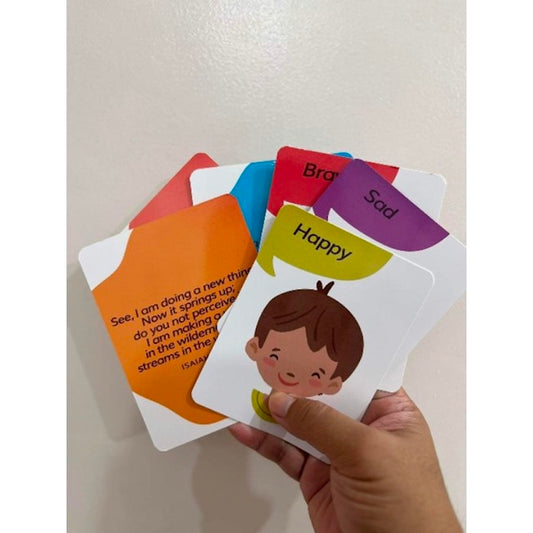 Happy Earth Prints Co. Feelings and Emotions Flash Cards