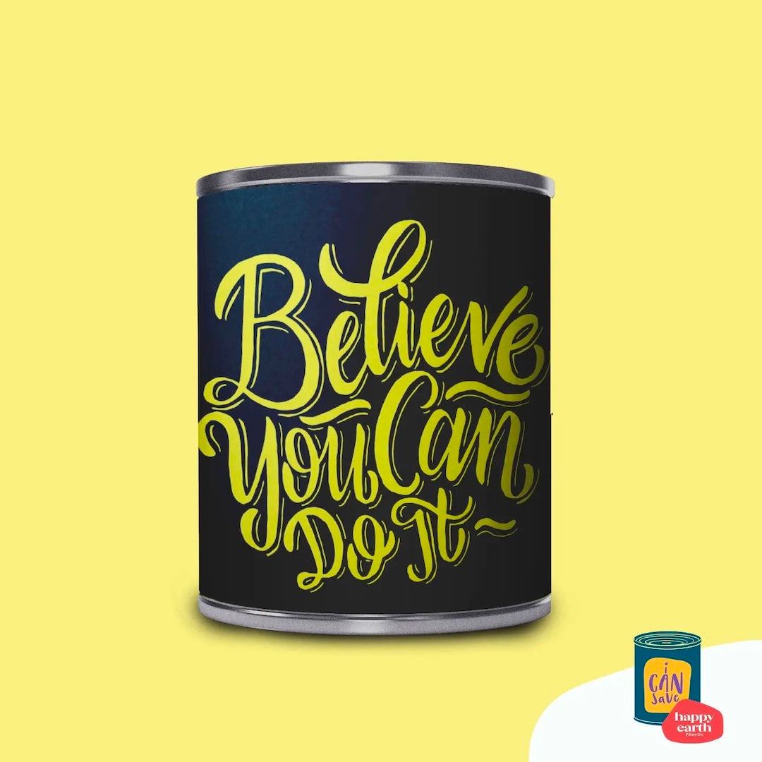 Happy Earth Prints Co. I CAN Motivational Coin Bank