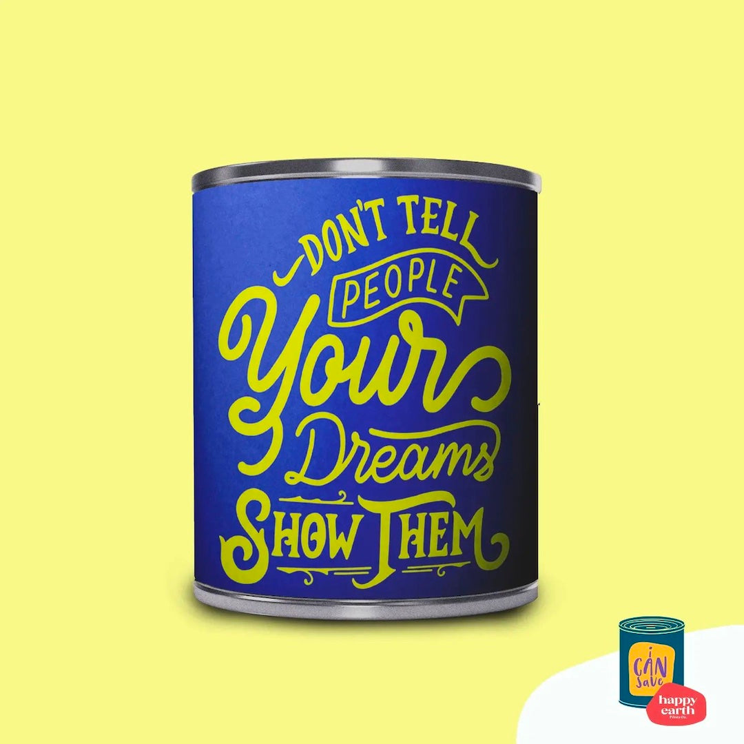 Happy Earth Prints Co. I CAN Motivational Coin Bank