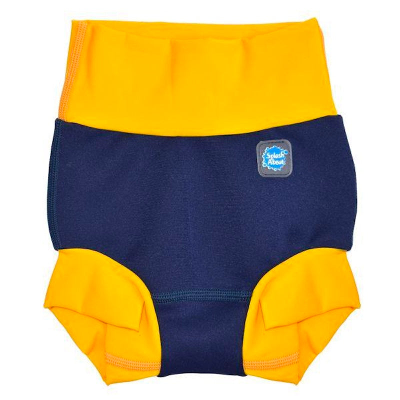 Splash About Happy Nappy Duo Swim Diaper - Navy Yellow