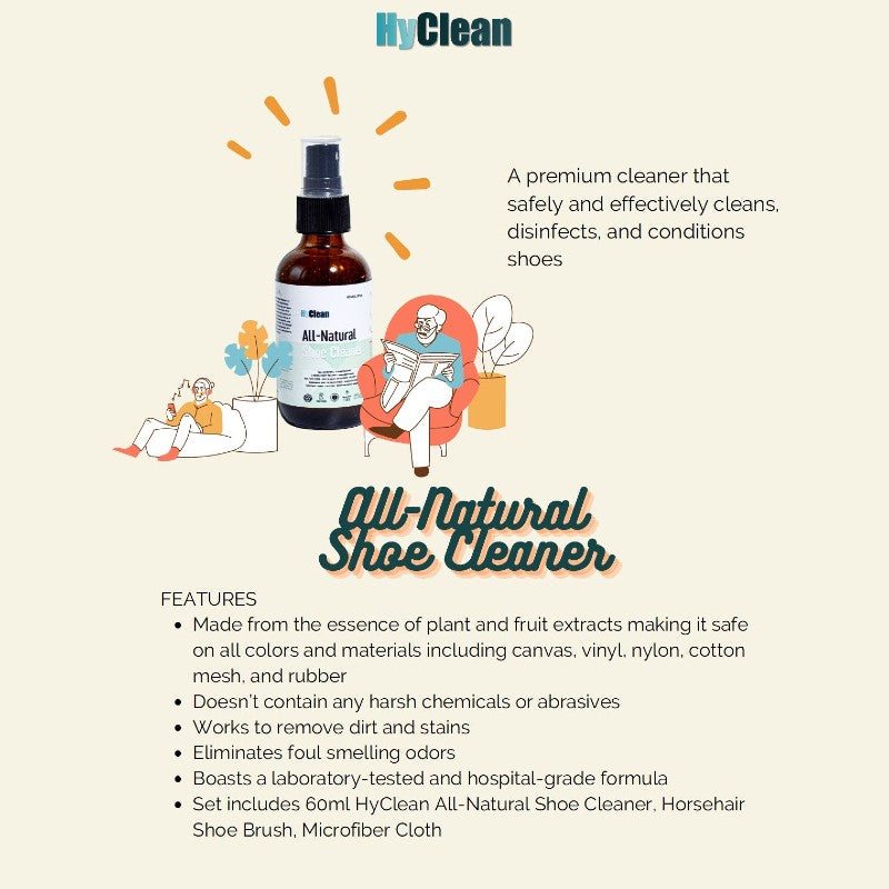 HyClean Every Shoe Foam Cleaner Set