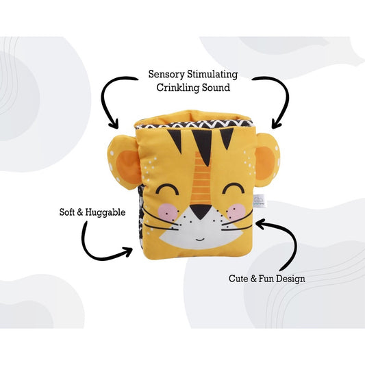 Infantway Huggabooks Tiger Puppet Cloth Book