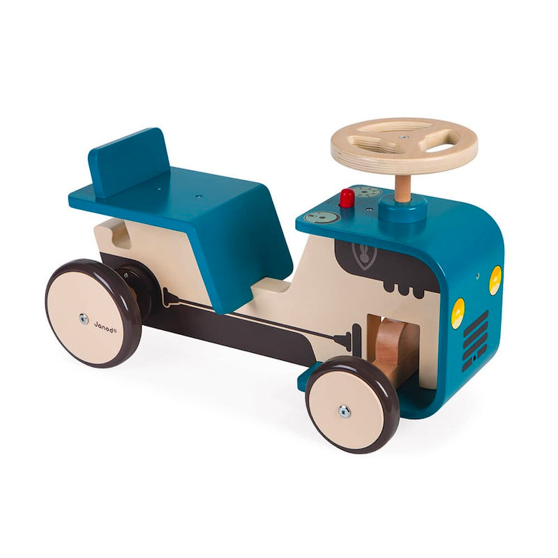 Janod Wooden Tractor Ride-On