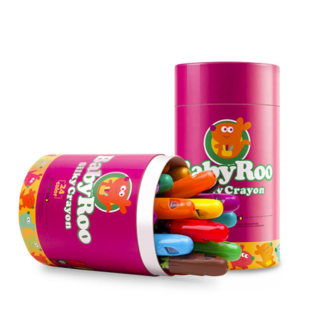 BabyRoo Silky Washable Crayons