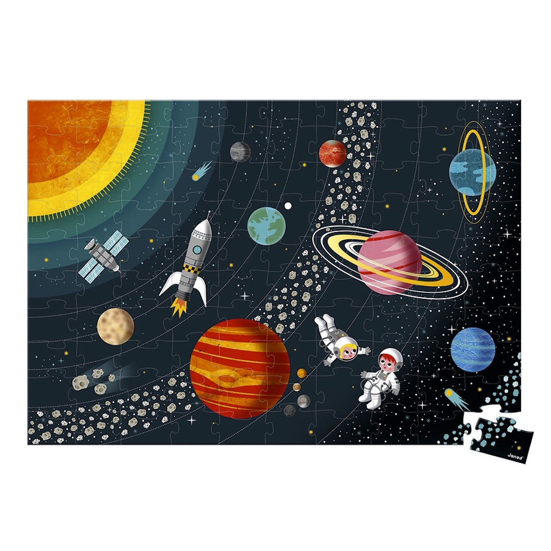 Janod Hat Educational Puzzle - Solar System