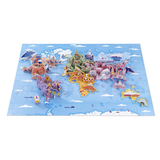 Janod Educational Puzzle - World Curiosities (350 pieces)