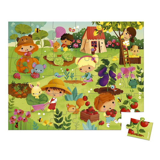 Janod Puzzle - Garden (36 pieces)