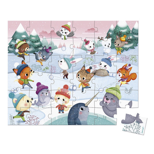 Janod Puzzle - Snow Party (36 pieces)