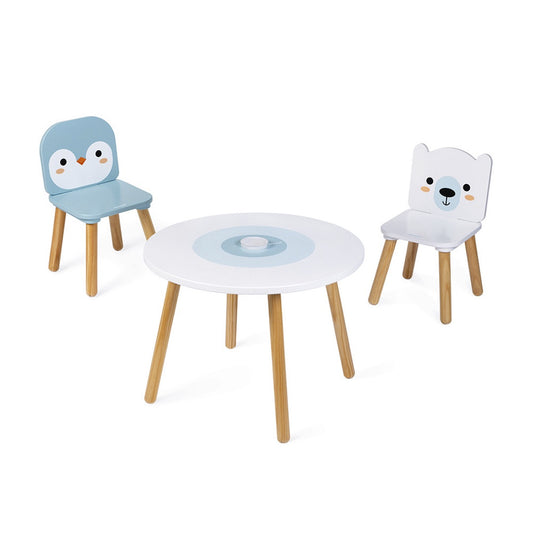 Janod Table and 2 Chairs - Polar