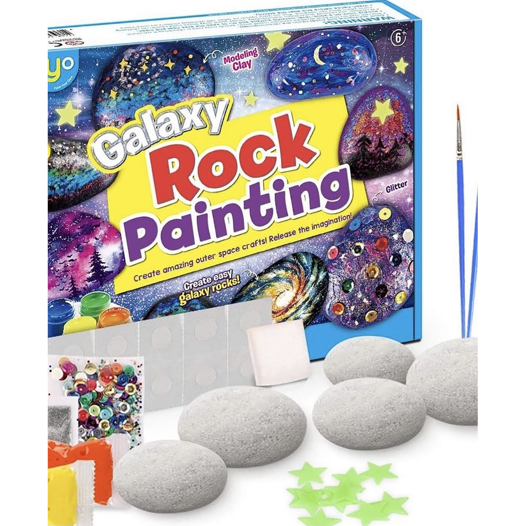 Kits for Kids Galaxy Rock Painting