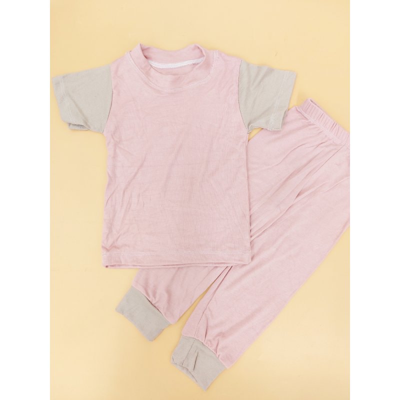 Kids Match 2-Tone Soft Knitted Kids' PJ Set