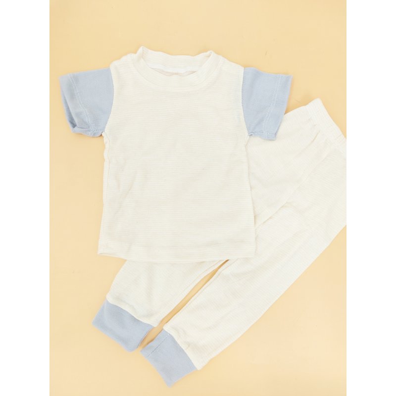 Kids Match 2-Tone Soft Knitted Kids' PJ Set