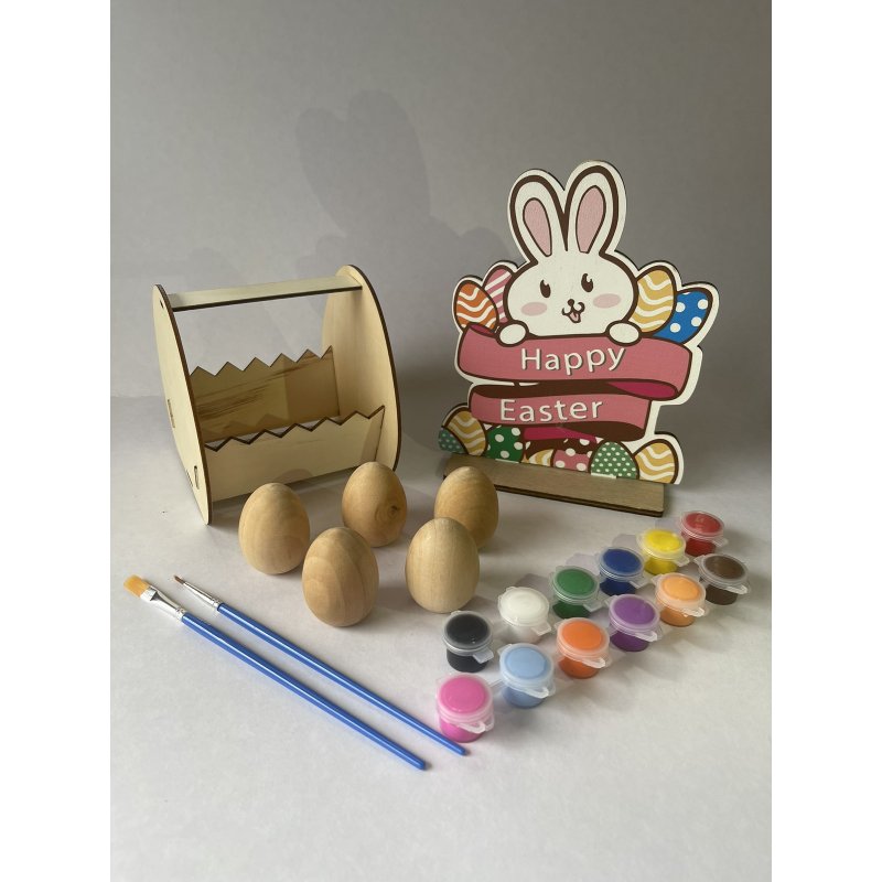 Kits for Kids Wooden Easter Painting Kit